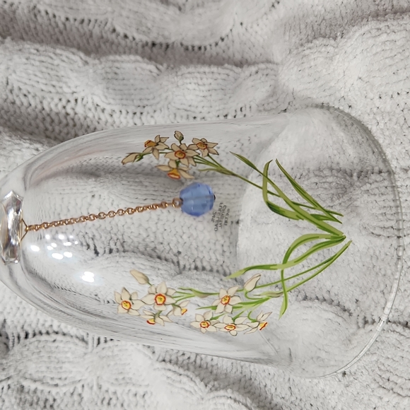 🕸Vintage Avon Floral Crystal Decorative Bell - Picture 10 of 10